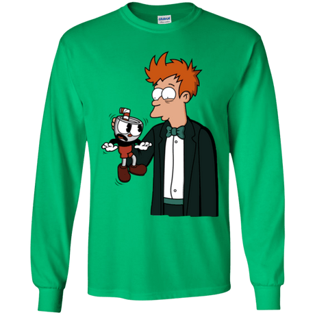 T-Shirts Irish Green / YS Cup 101 Youth Long Sleeve T-Shirt