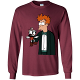 T-Shirts Maroon / YS Cup 101 Youth Long Sleeve T-Shirt