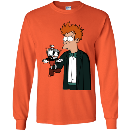 T-Shirts Orange / YS Cup 101 Youth Long Sleeve T-Shirt