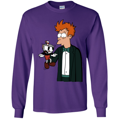 T-Shirts Purple / YS Cup 101 Youth Long Sleeve T-Shirt