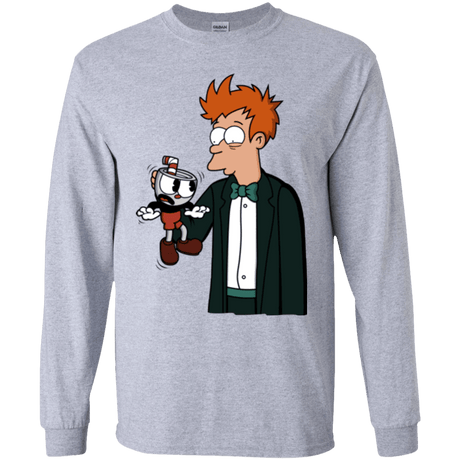 T-Shirts Sport Grey / YS Cup 101 Youth Long Sleeve T-Shirt