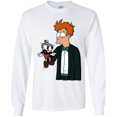 T-Shirts White / YS Cup 101 Youth Long Sleeve T-Shirt