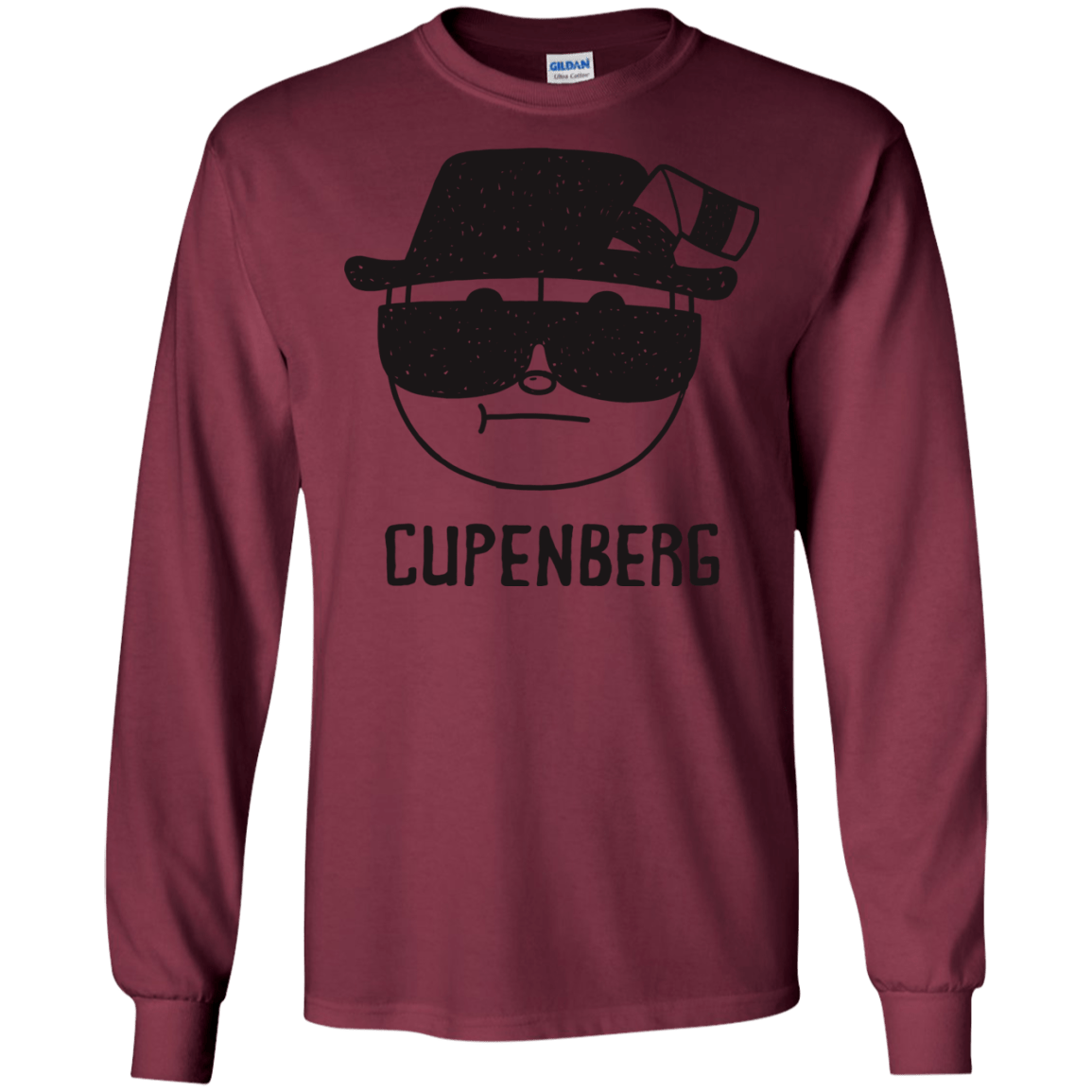 T-Shirts Maroon / S Cupenberg Men's Long Sleeve T-Shirt