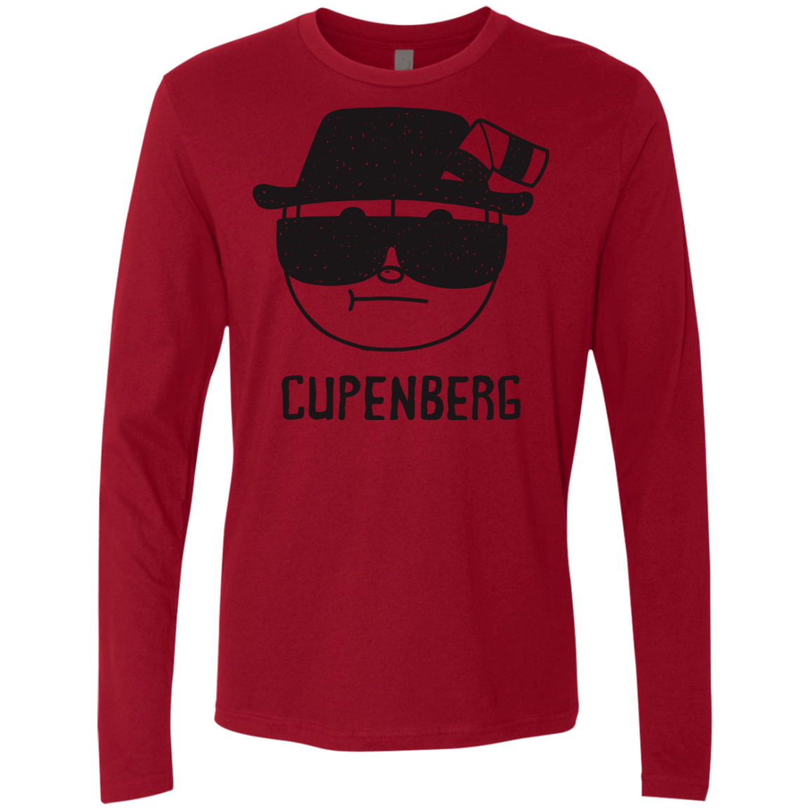 T-Shirts Cardinal / S Cupenberg Men's Premium Long Sleeve