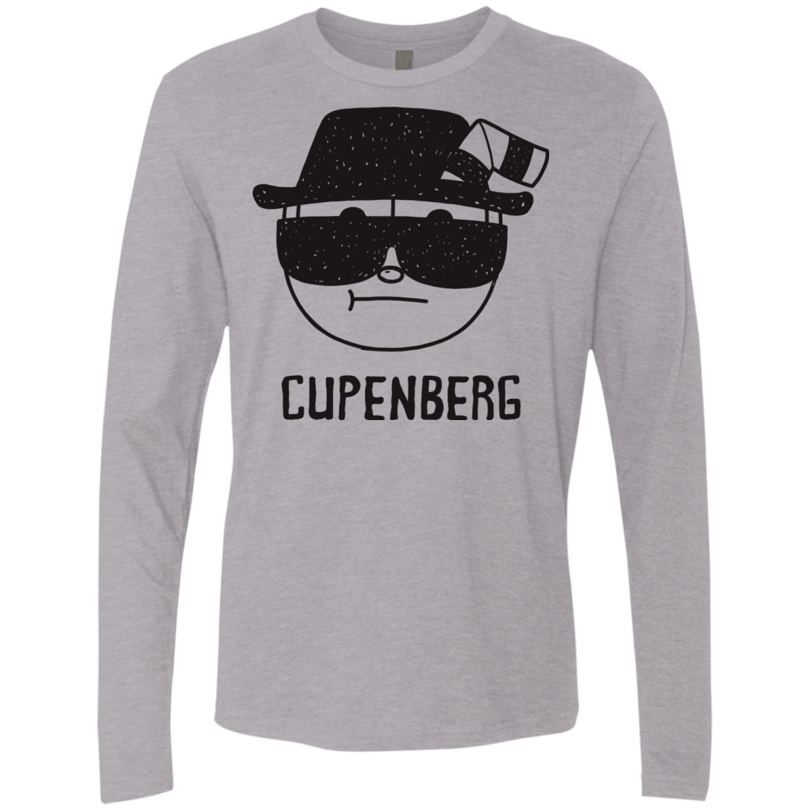 T-Shirts Heather Grey / S Cupenberg Men's Premium Long Sleeve