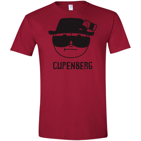 T-Shirts Cardinal Red / S Cupenberg Men's Semi-Fitted Softstyle