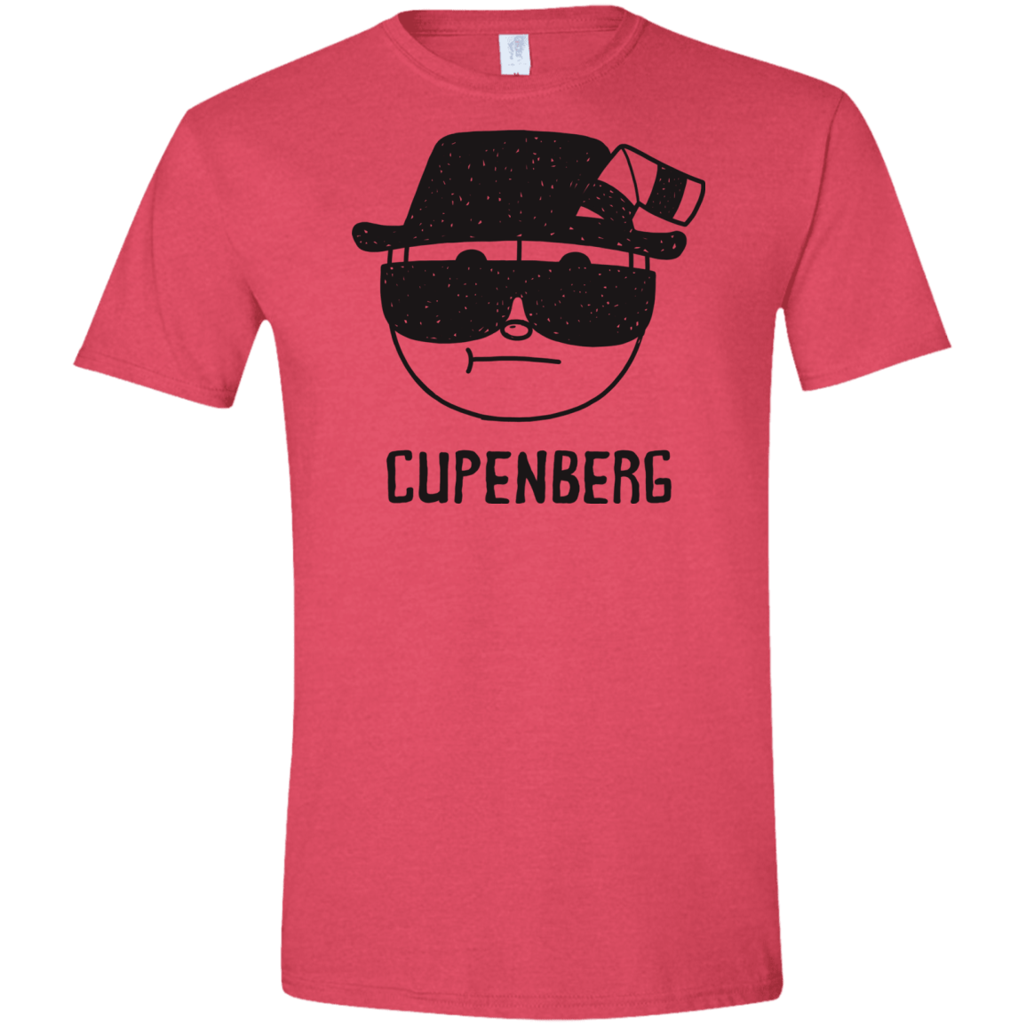 T-Shirts Heather Red / S Cupenberg Men's Semi-Fitted Softstyle