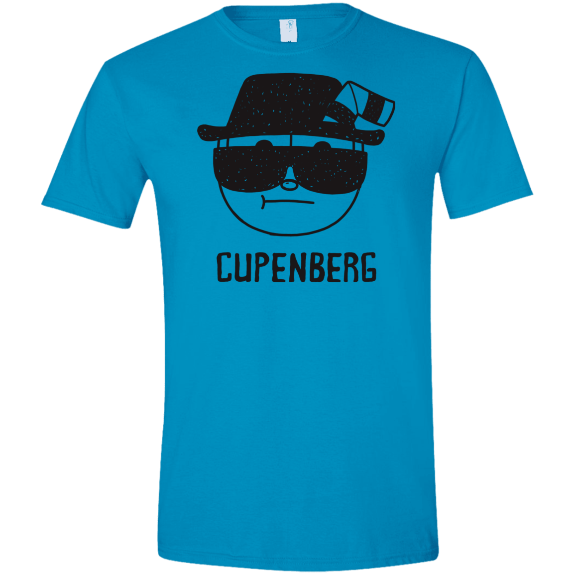 T-Shirts Sapphire / S Cupenberg Men's Semi-Fitted Softstyle