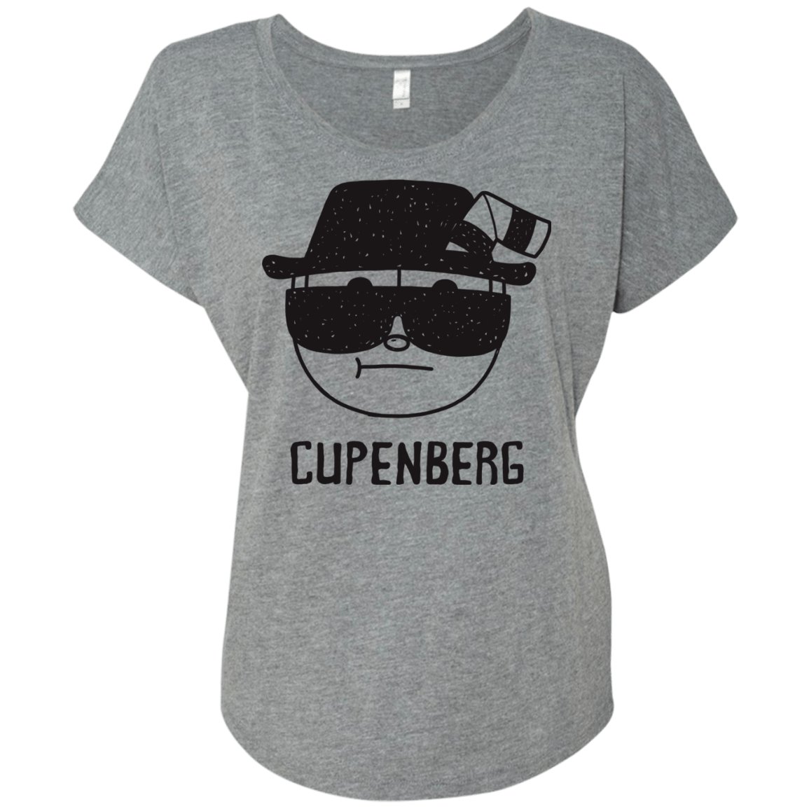 T-Shirts Premium Heather / X-Small Cupenberg Triblend Dolman Sleeve