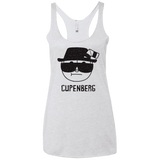 T-Shirts Heather White / X-Small Cupenberg Women's Triblend Racerback Tank