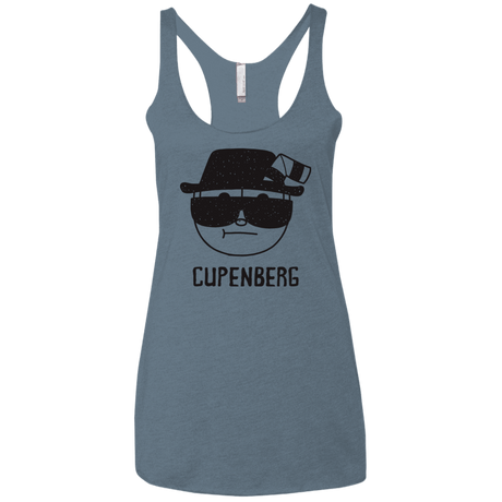 T-Shirts Indigo / X-Small Cupenberg Women's Triblend Racerback Tank