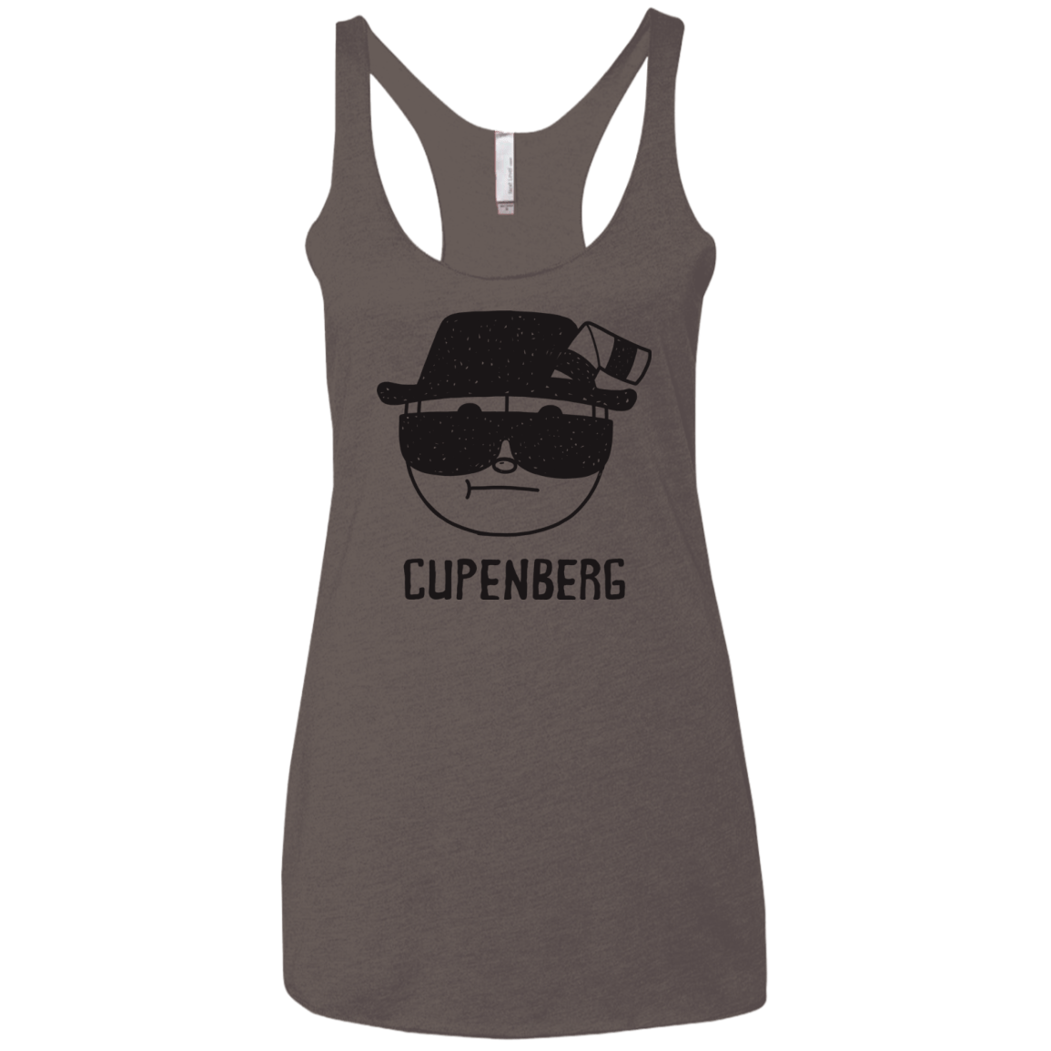 T-Shirts Macchiato / X-Small Cupenberg Women's Triblend Racerback Tank