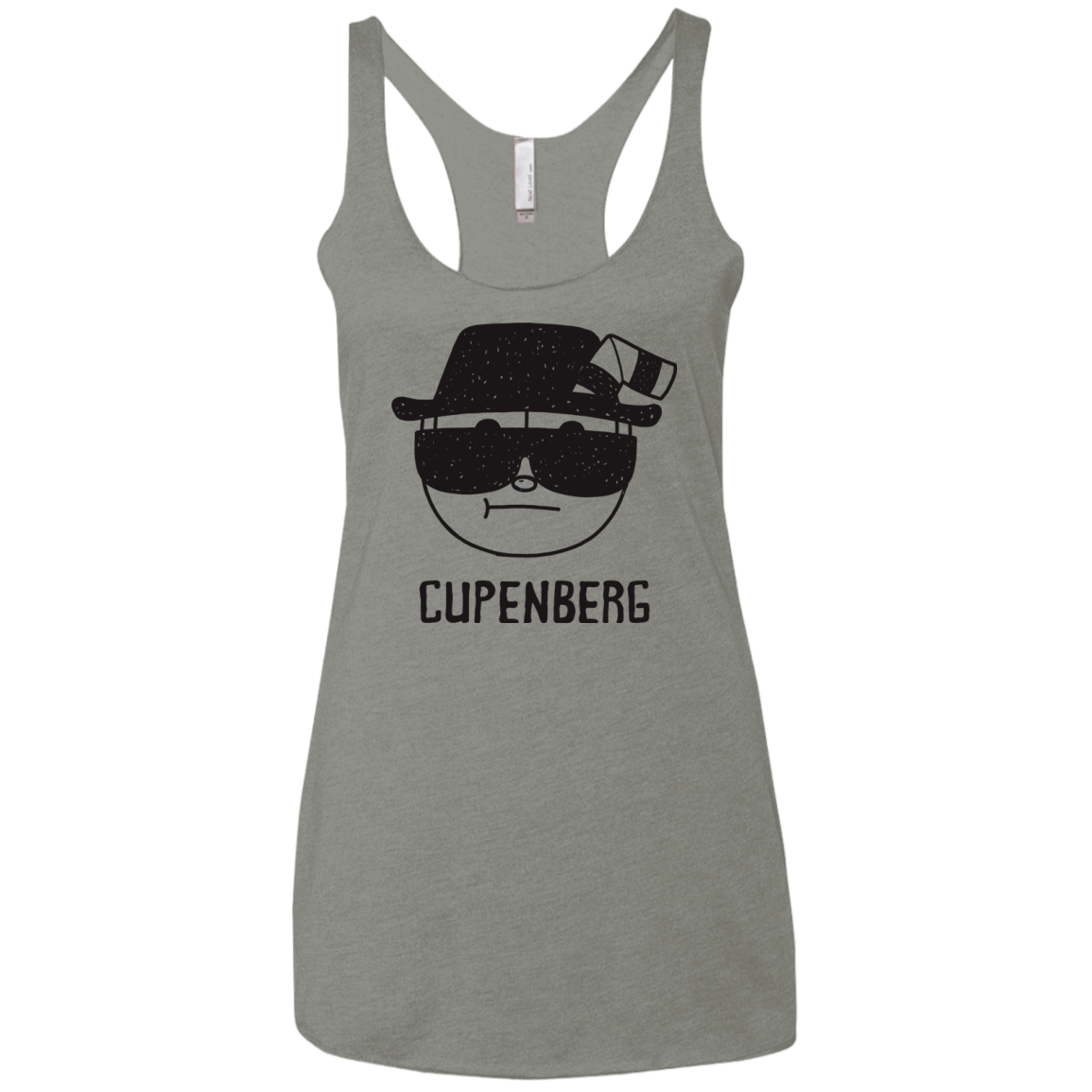 T-Shirts Venetian Grey / X-Small Cupenberg Women's Triblend Racerback Tank