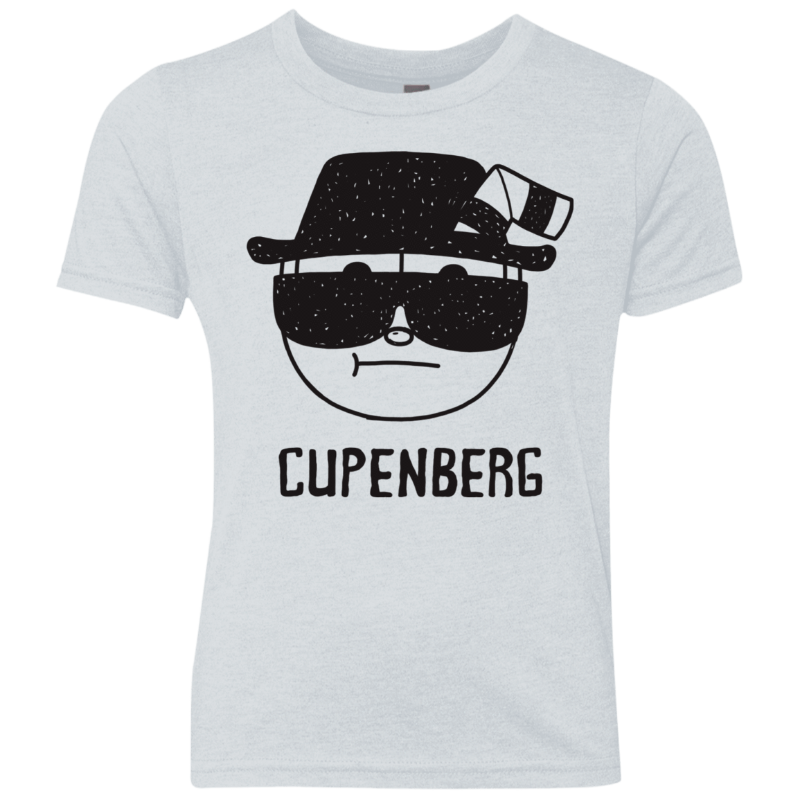 T-Shirts Heather White / YXS Cupenberg Youth Triblend T-Shirt