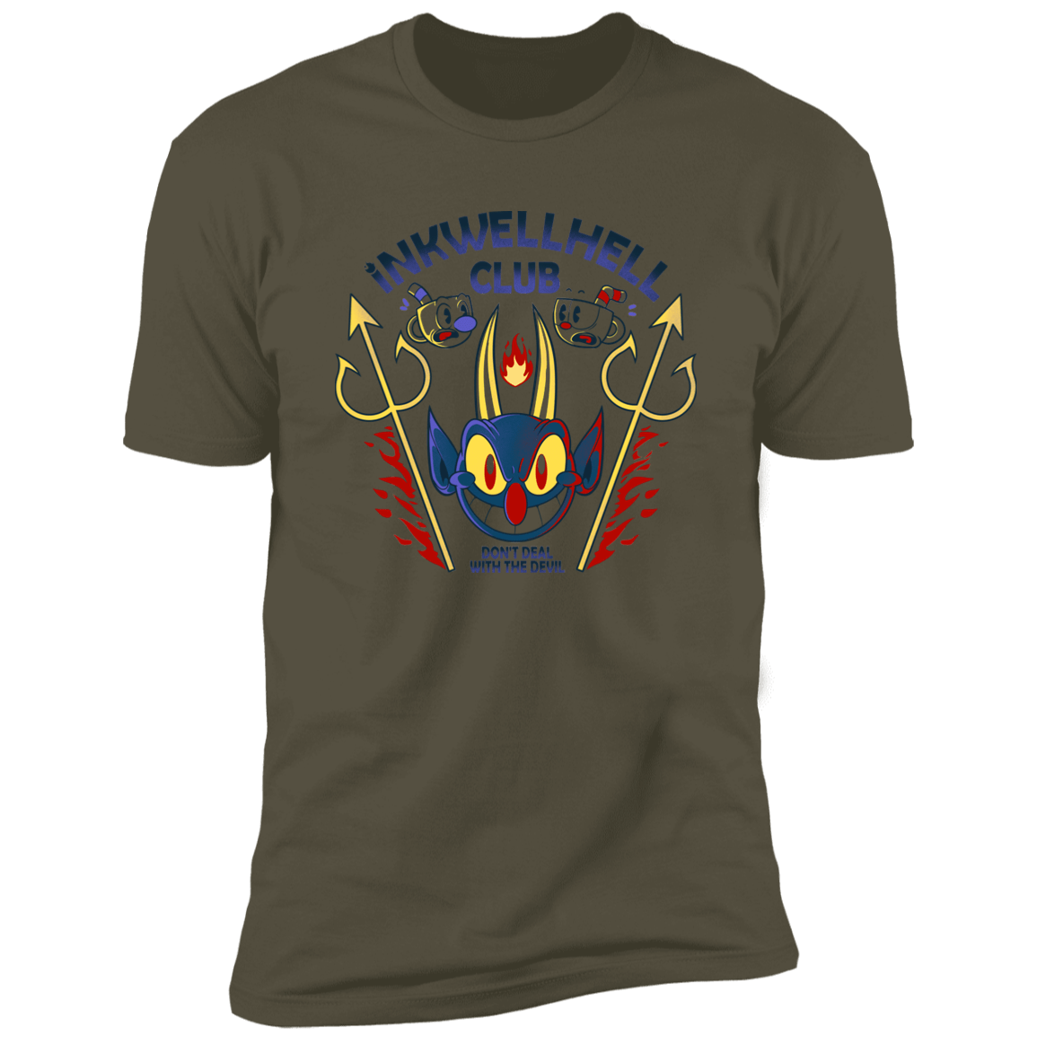 T-Shirts Military Green / S Cuphell Men's Premium T-Shirt