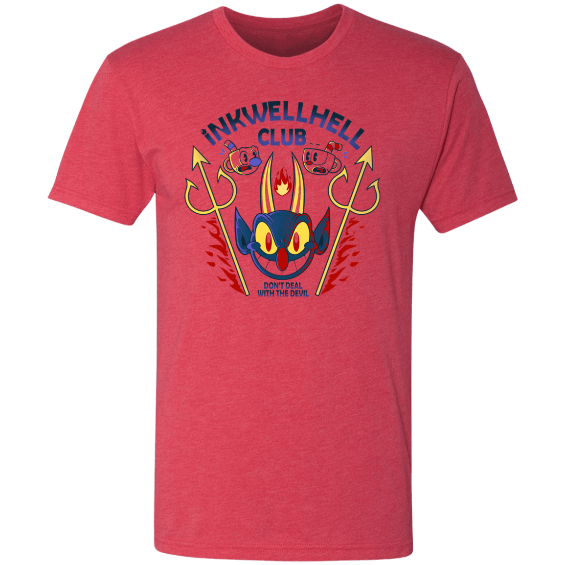 T-Shirts Vintage Red / S Cuphell Men's Triblend T-Shirt