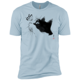T-Shirts Light Blue / YXS Curious Cat Boys Premium T-Shirt