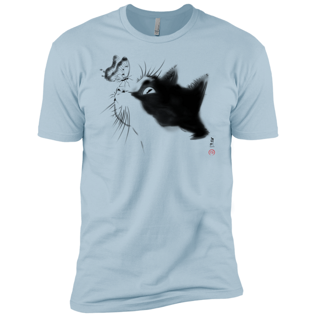 T-Shirts Light Blue / YXS Curious Cat Boys Premium T-Shirt
