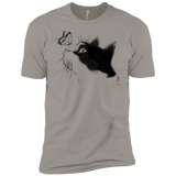 T-Shirts Light Grey / YXS Curious Cat Boys Premium T-Shirt