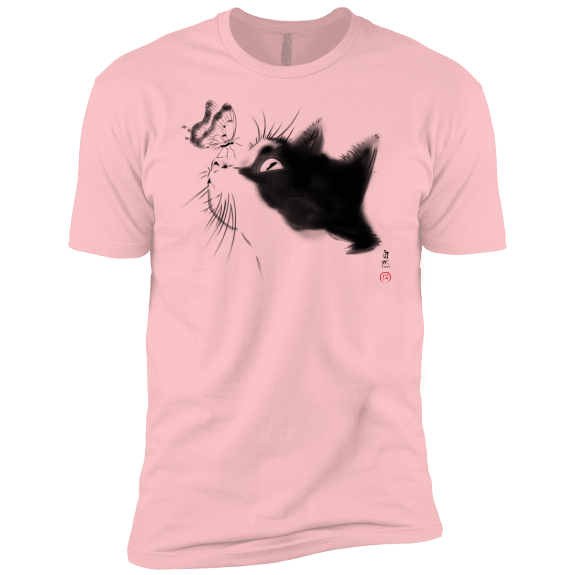 T-Shirts Light Pink / YXS Curious Cat Boys Premium T-Shirt