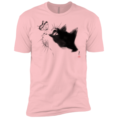 T-Shirts Light Pink / YXS Curious Cat Boys Premium T-Shirt