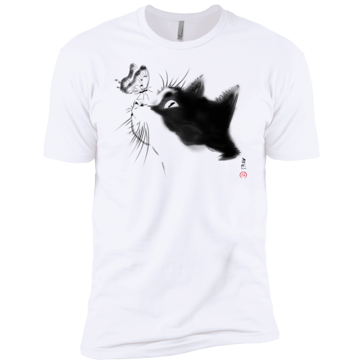 T-Shirts White / YXS Curious Cat Boys Premium T-Shirt
