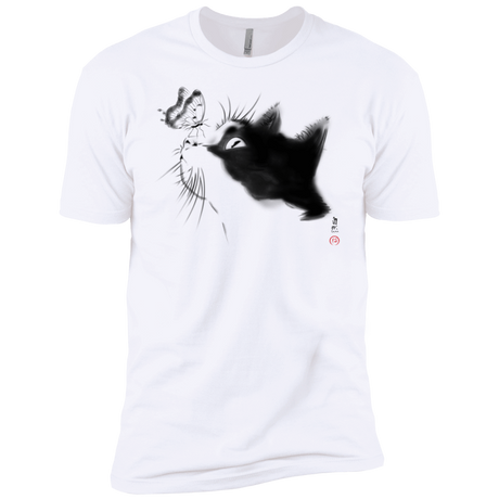 T-Shirts White / YXS Curious Cat Boys Premium T-Shirt