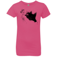 T-Shirts Hot Pink / YXS Curious Cat Girls Premium T-Shirt