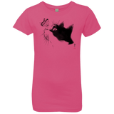 T-Shirts Hot Pink / YXS Curious Cat Girls Premium T-Shirt