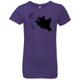 T-Shirts Purple Rush / YXS Curious Cat Girls Premium T-Shirt