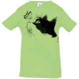 T-Shirts Key Lime / 6 Months Curious Cat Infant Premium T-Shirt