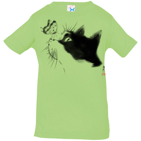 T-Shirts Key Lime / 6 Months Curious Cat Infant Premium T-Shirt