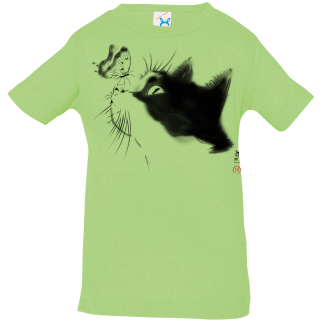 T-Shirts Key Lime / 6 Months Curious Cat Infant Premium T-Shirt