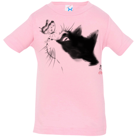 T-Shirts Pink / 6 Months Curious Cat Infant Premium T-Shirt