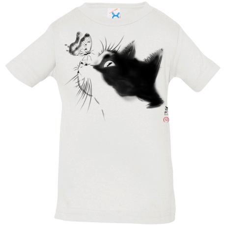 T-Shirts White / 6 Months Curious Cat Infant Premium T-Shirt