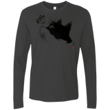 T-Shirts Heavy Metal / S Curious Cat Men's Premium Long Sleeve