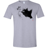 T-Shirts Sport Grey / X-Small Curious Cat Men's Semi-Fitted Softstyle
