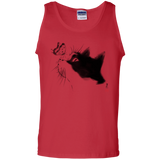T-Shirts Red / S Curious Cat Men's Tank Top