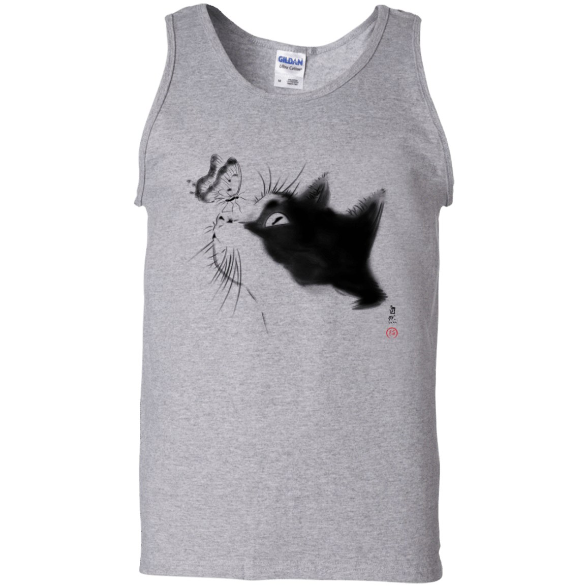 T-Shirts Sport Grey / S Curious Cat Men's Tank Top