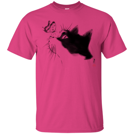 T-Shirts Heliconia / S Curious Cat T-Shirt