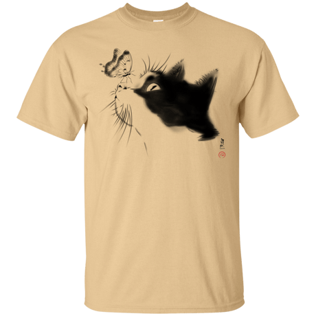T-Shirts Vegas Gold / S Curious Cat T-Shirt