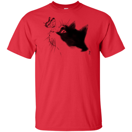 T-Shirts Red / XLT Curious Cat Tall T-Shirt