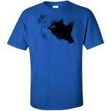T-Shirts Royal / XLT Curious Cat Tall T-Shirt
