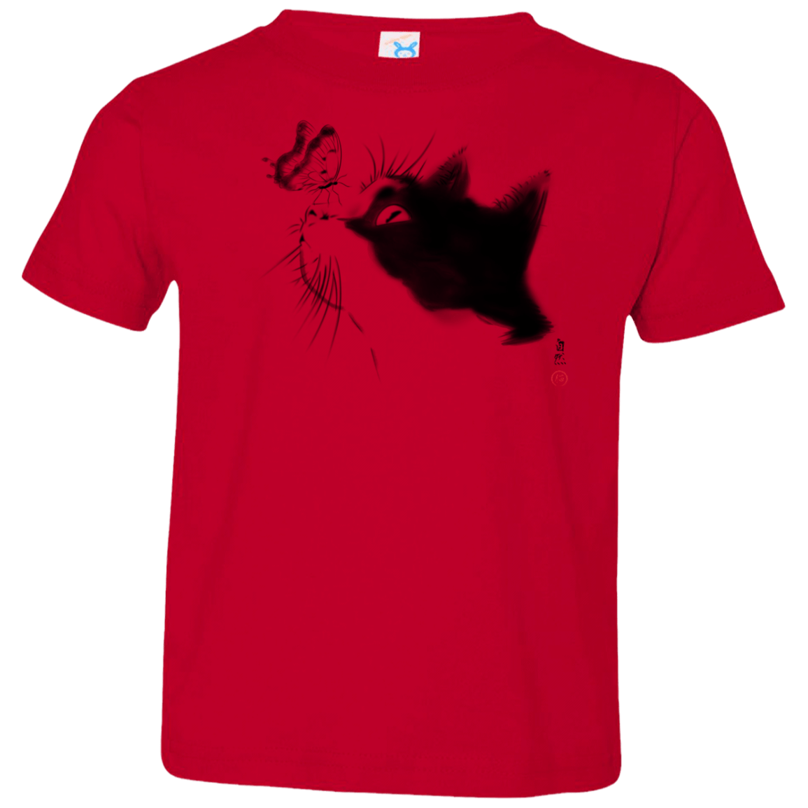 T-Shirts Red / 2T Curious Cat Toddler Premium T-Shirt