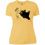 T-Shirts Banana Cream/ / X-Small Curious Cat Women's Premium T-Shirt