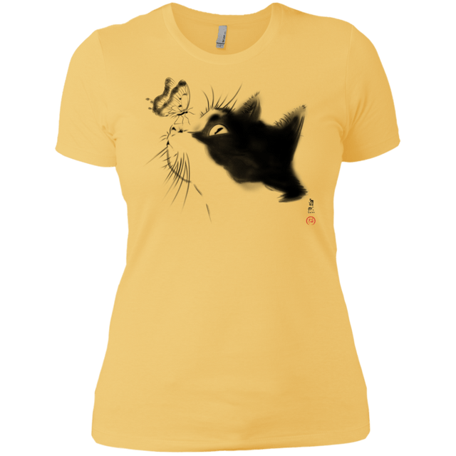 T-Shirts Banana Cream/ / X-Small Curious Cat Women's Premium T-Shirt