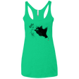 T-Shirts Envy / X-Small Curious Cat Women's Triblend Racerback Tank