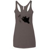 T-Shirts Macchiato / X-Small Curious Cat Women's Triblend Racerback Tank