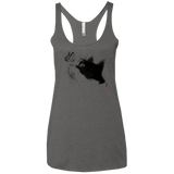 T-Shirts Premium Heather / X-Small Curious Cat Women's Triblend Racerback Tank