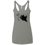 T-Shirts Venetian Grey / X-Small Curious Cat Women's Triblend Racerback Tank
